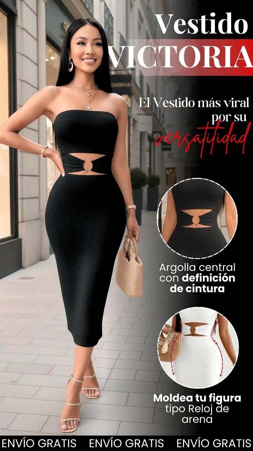 VESTIDO VICTORIA: DE DIA CASUAL, DE NOCHE ELEGANTE🔥