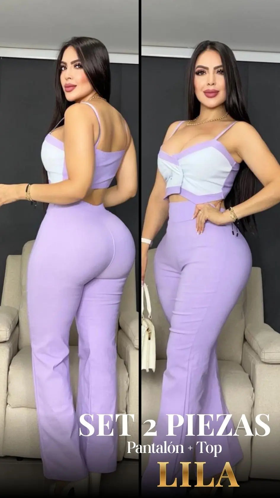 SET MILANO: TOP + PANTALÓN