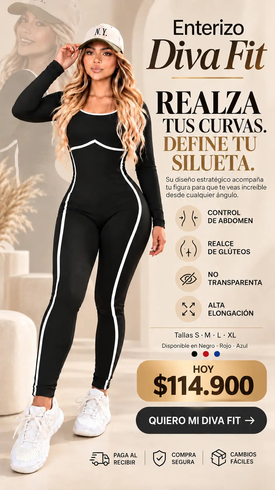 ENTERIZO DIVA FIT - CONTROL ABDOMEN