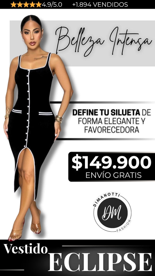 VESTIDO ECLIPSE®: PODER Y MISTERIO 🖤