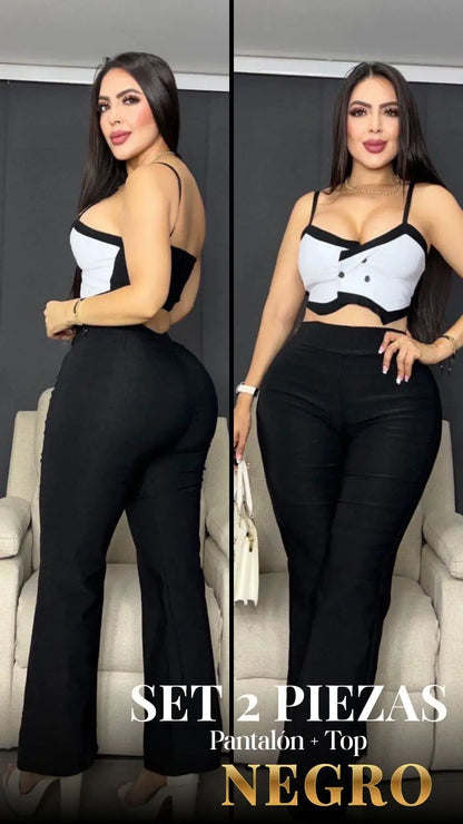 SET MILANO: TOP +  PANTALÓN