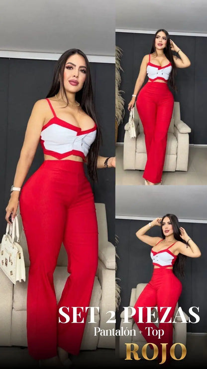 SET MILANO: TOP +  PANTALÓN