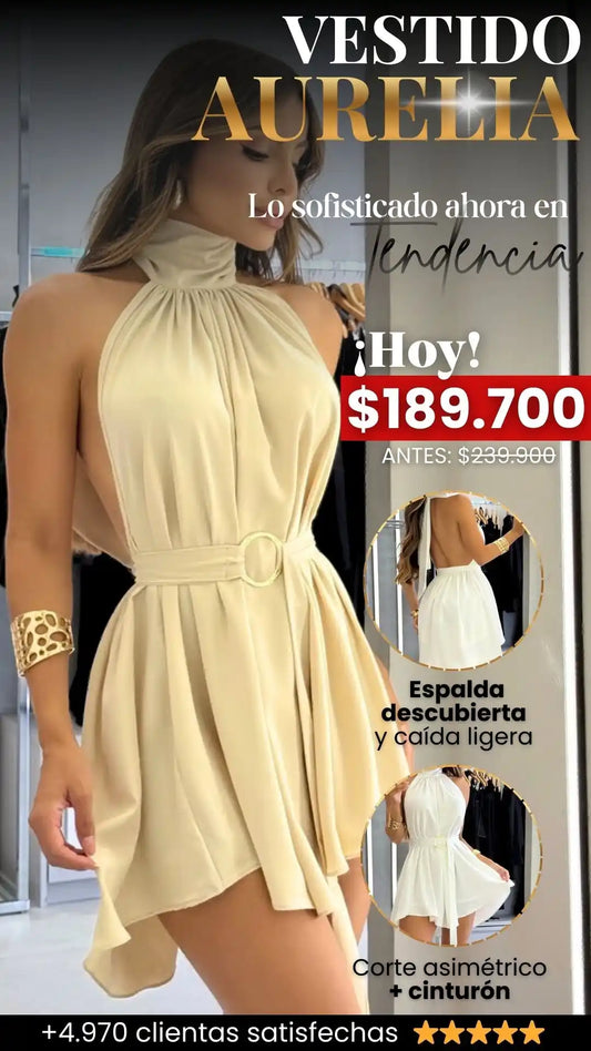 VESTIDO AURELIA: VESTIDO TENDENCIA