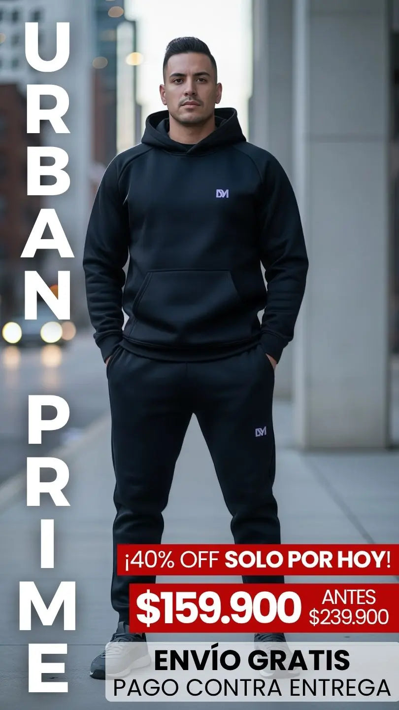 CONJUNTO URBAN PRIME: HOODIE + JOGGER